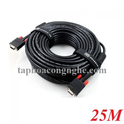 Unitek 97355 Y-C509G 3C+6 25M Màu Đen Cáp tín hiệu Vga LCD 30097355